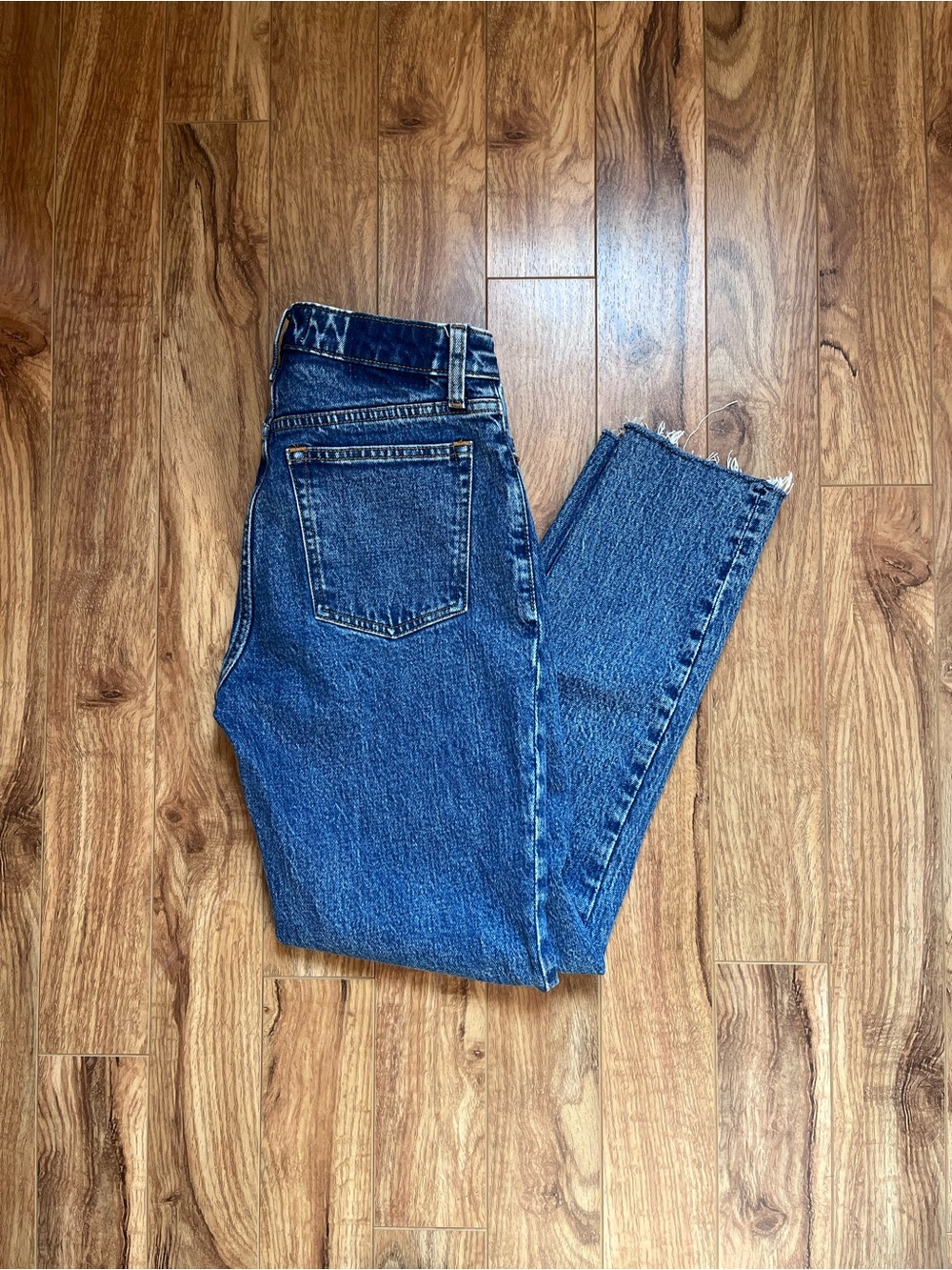 Abercrombie & Fitch Curve Love The Skinny High Rise Blue Jeans